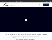 Tablet Screenshot of pricemortgage.com